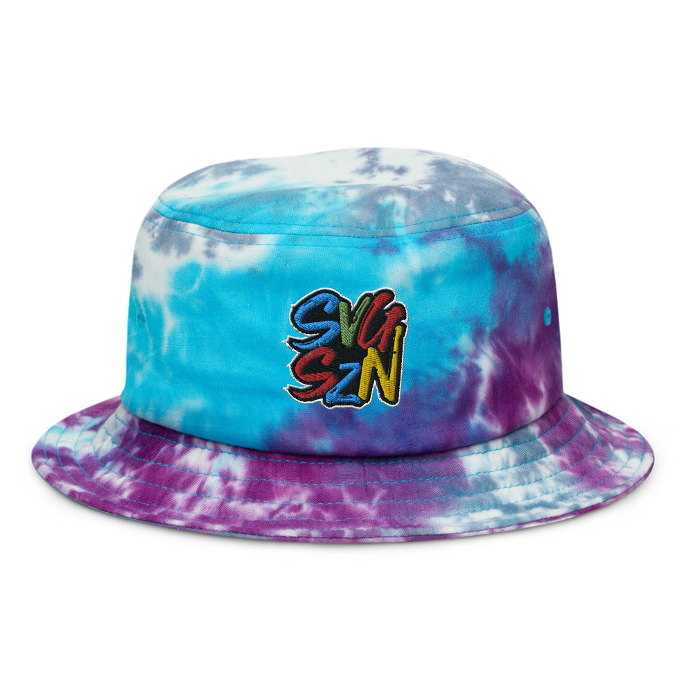 SVG SZN Tie-dye bucket hat